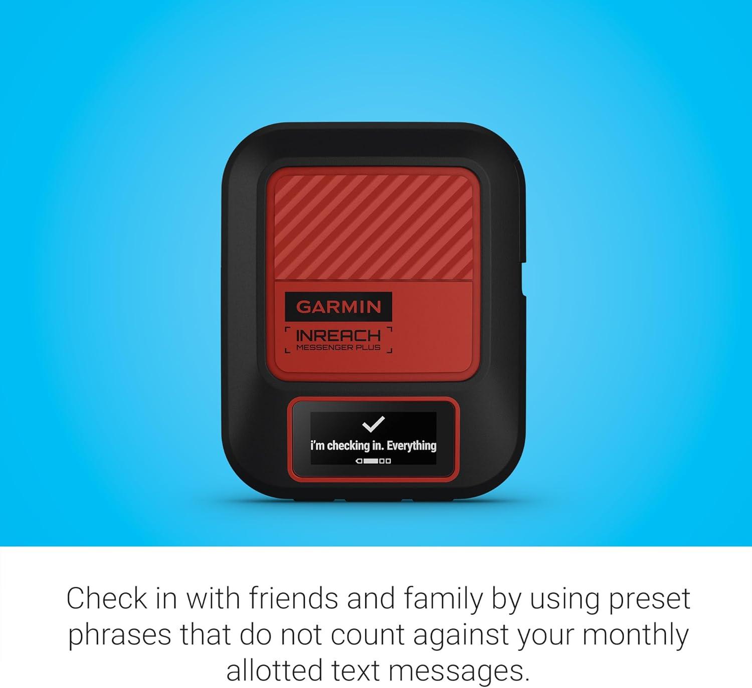 Garmin inReach Messenger Plus SOS Satellite Communicator  Handheld Only