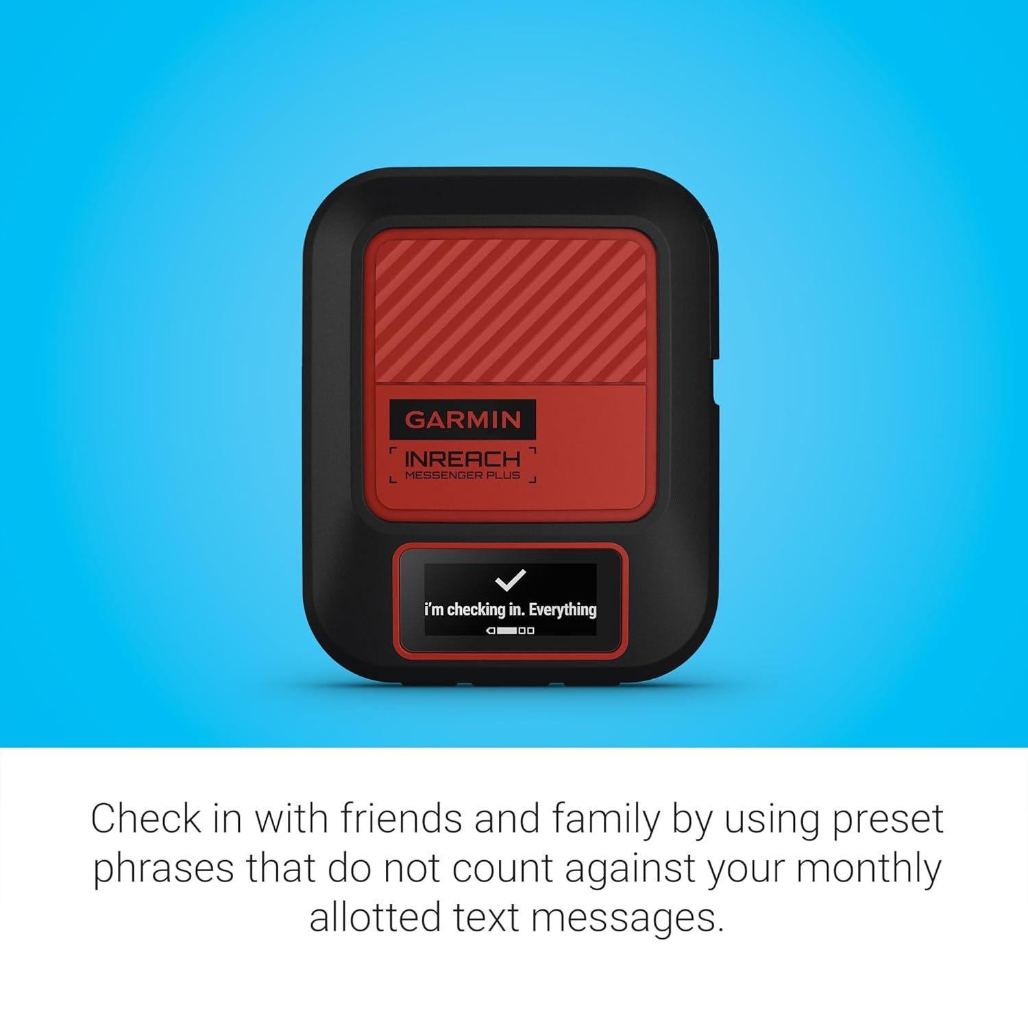 Garmin inReach Messenger Plus SOS Satellite Communicator  Handheld Only