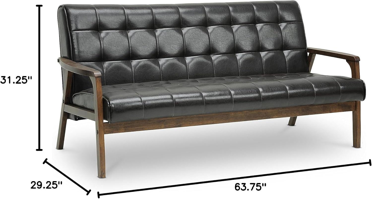 Tricia 63.75'' Faux Leather Loveseat