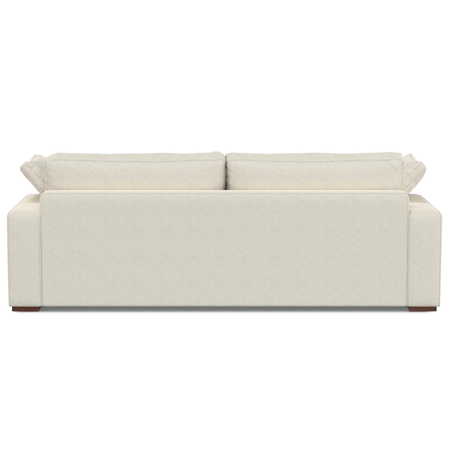 Charlie 96" Beige Performance Fabric Deep Seater Sofa