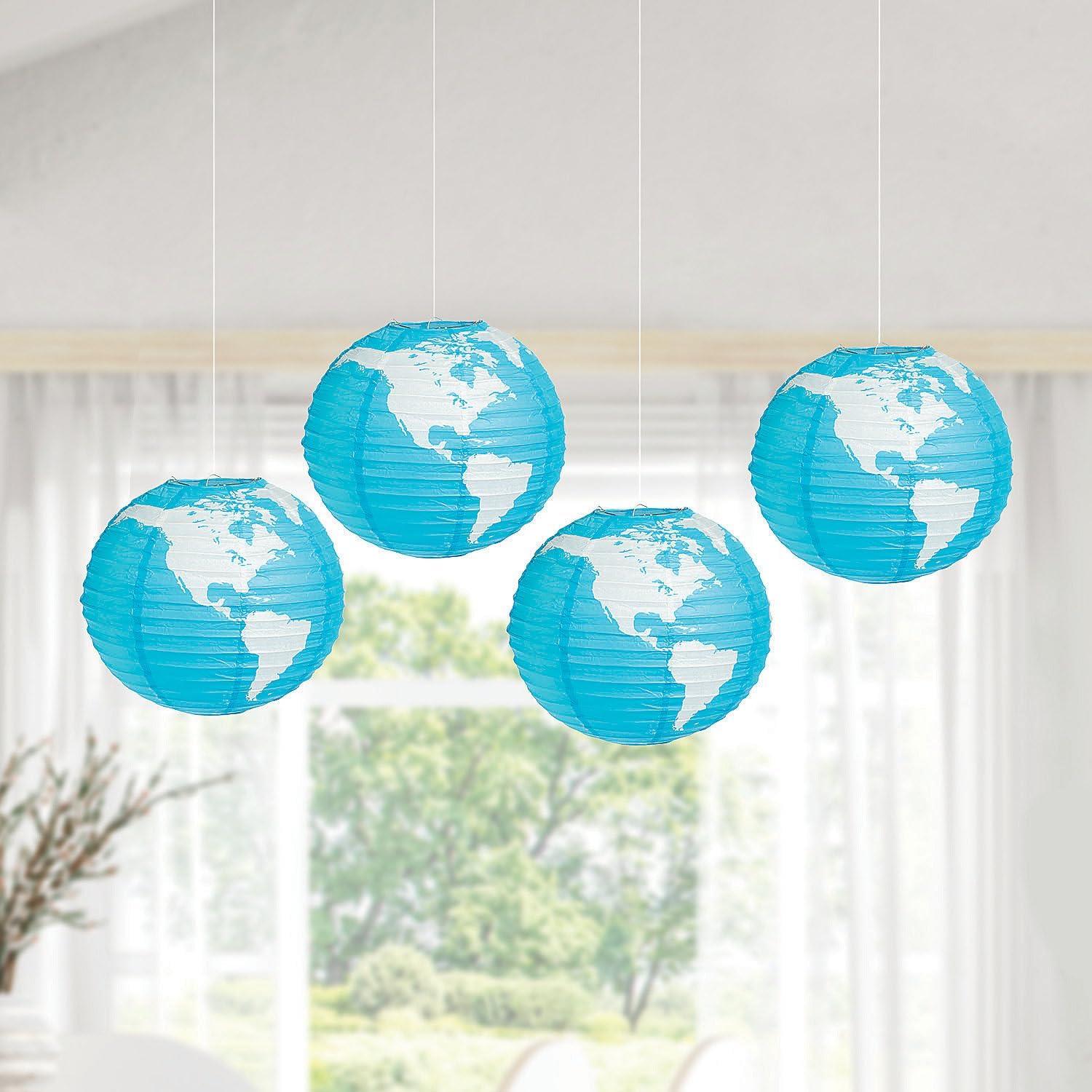 Globe Paper Lanterns - Party Decor - 3 Pieces