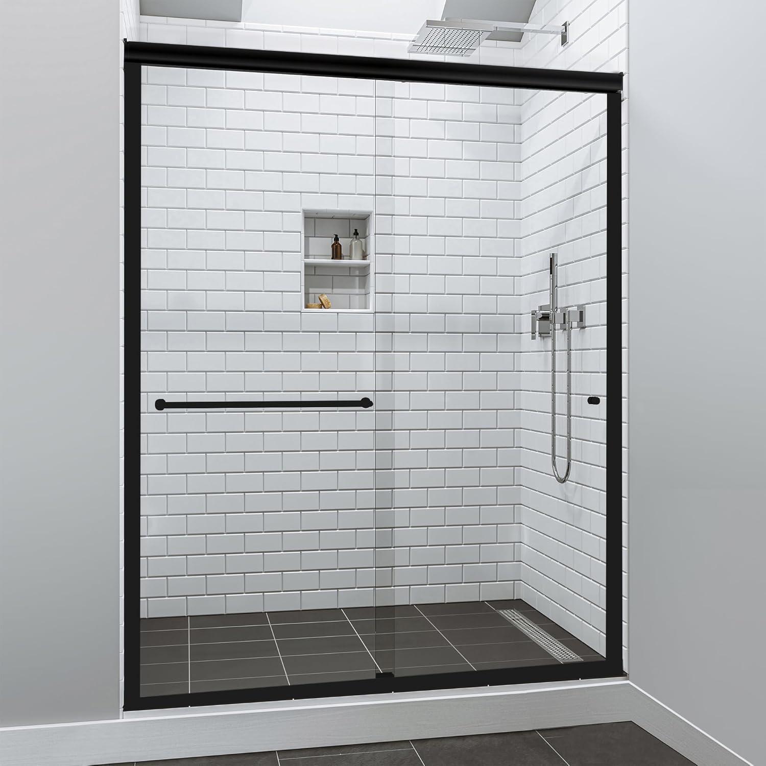 44"-48" W x 70" H Frameless Shower Door with Clean Coat Technology