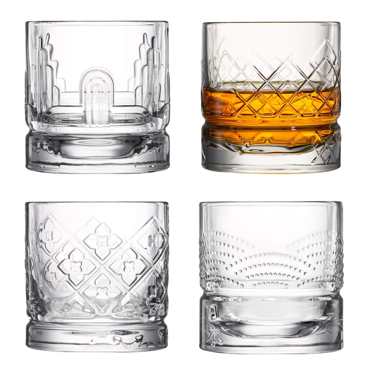 La Rochere Dandy Assorted Whiskey Glasses - Set of 4