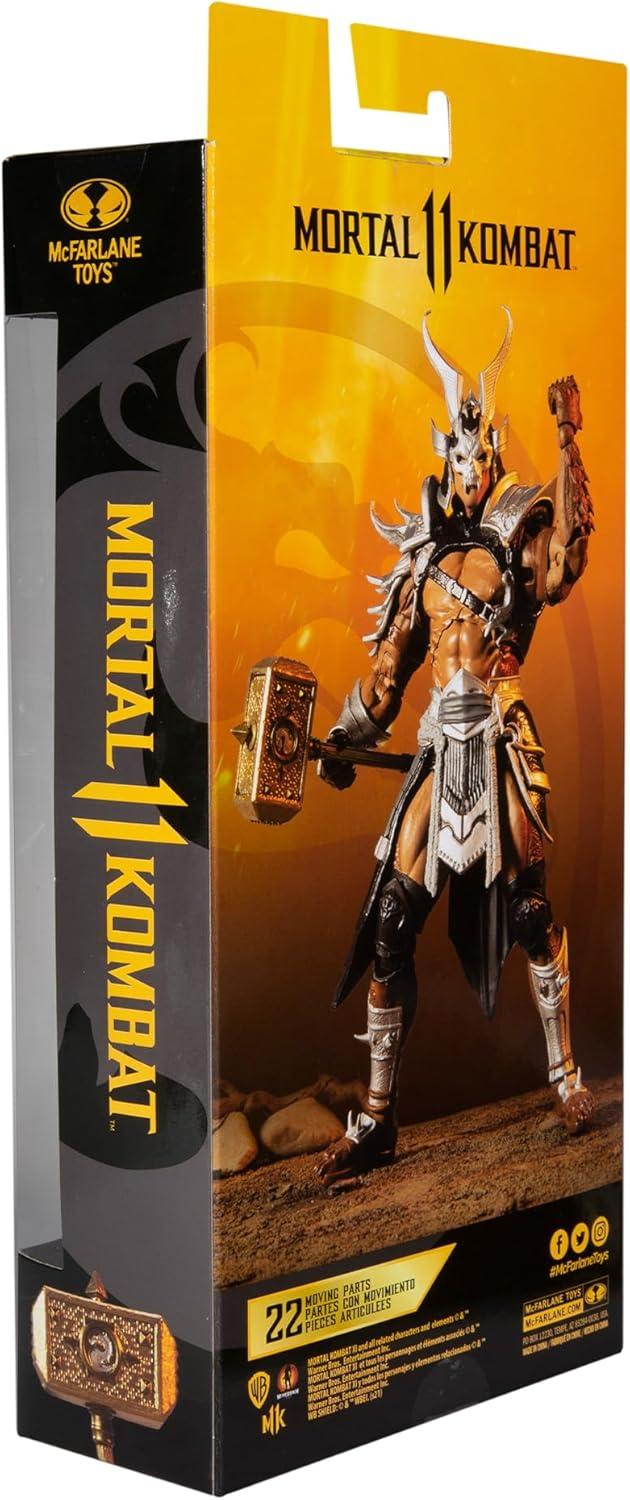 McFarlane Toys Mortal Kombat Platinum Shao Kahn - 7 inch Collectible Action Figure