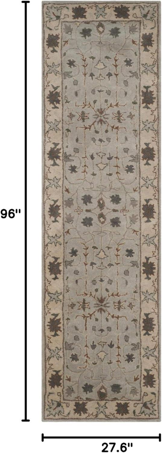 Heritage HG864 Handmade Accent Rug - 2'x3' - Green/Beige - Safavieh