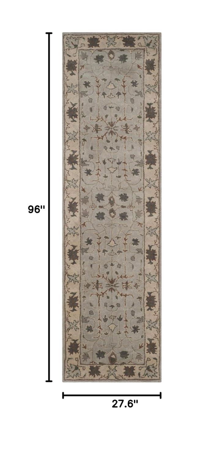 Heritage HG864 Handmade Accent Rug - 2'x3' - Green/Beige - Safavieh