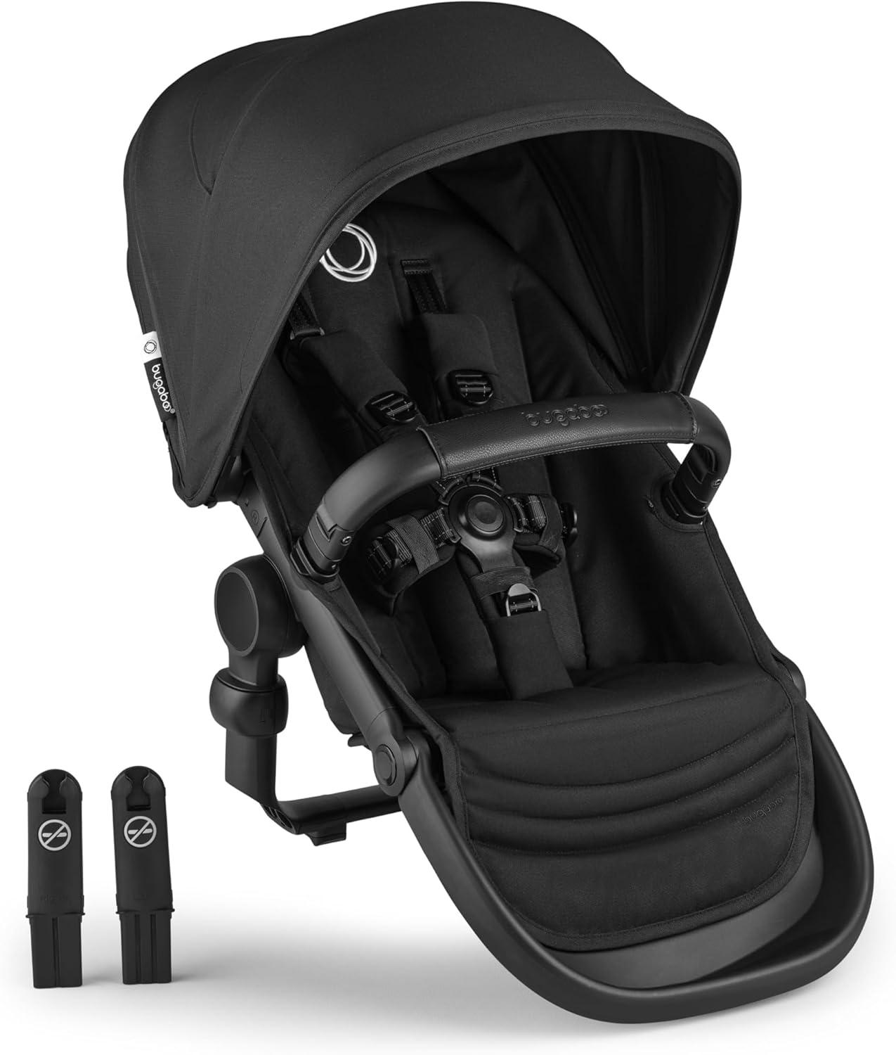 Bugaboo Kangaroo Sibling Stroller Seat - Midnight Black