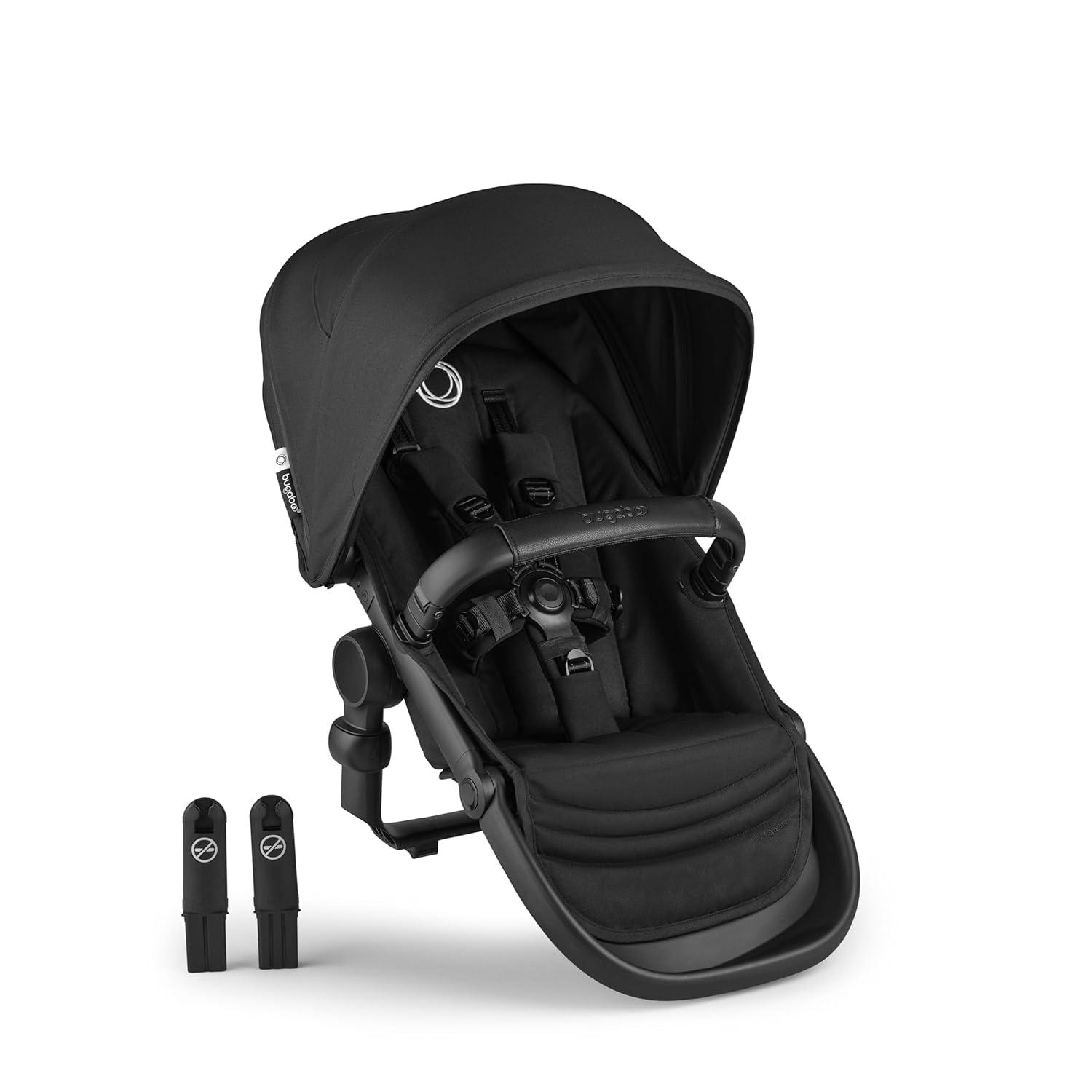 Bugaboo Kangaroo Sibling Stroller Seat - Midnight Black