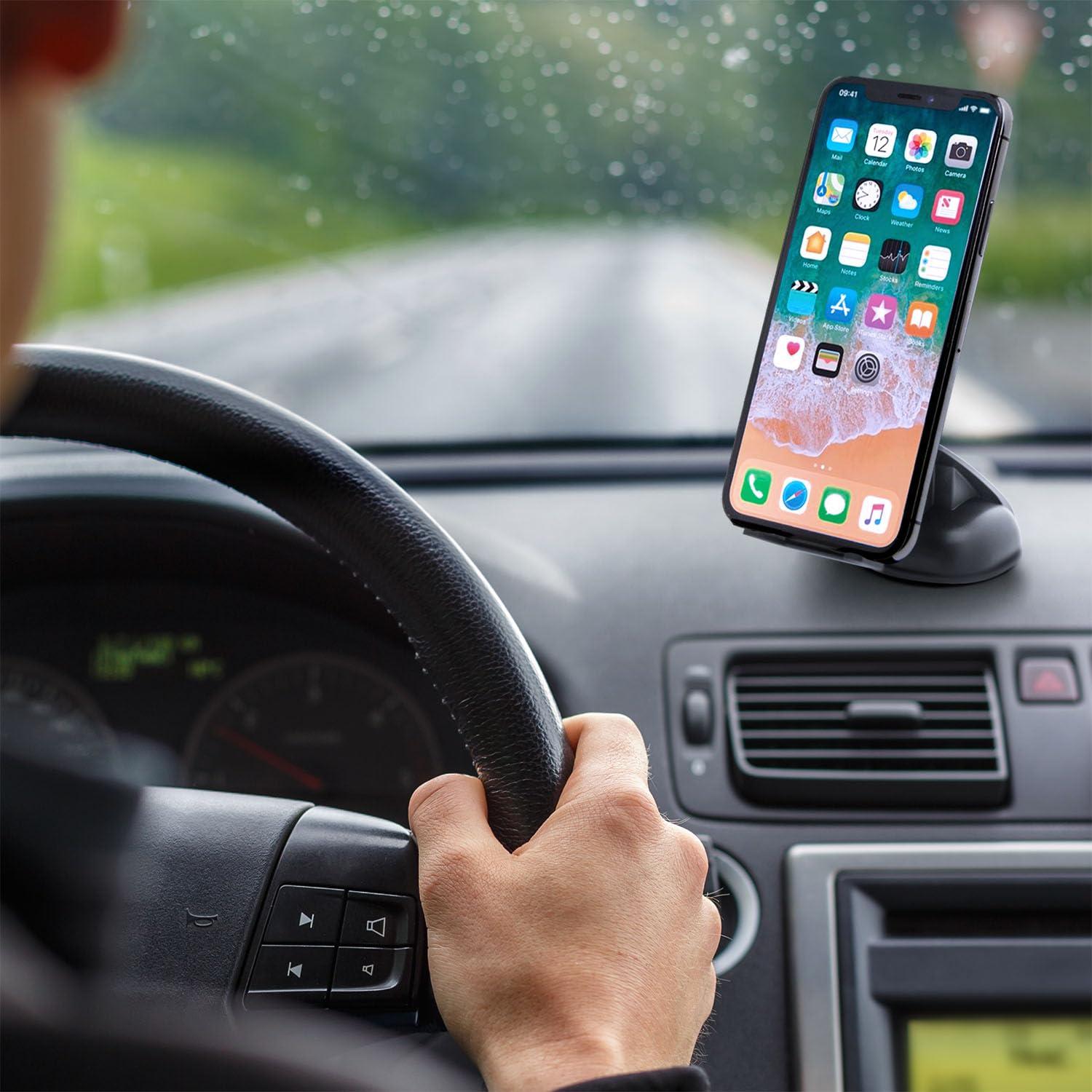 Bracketron Quik Magnet Ultra Dash Mount - Magnetic Dashboard Window Windshield Mount