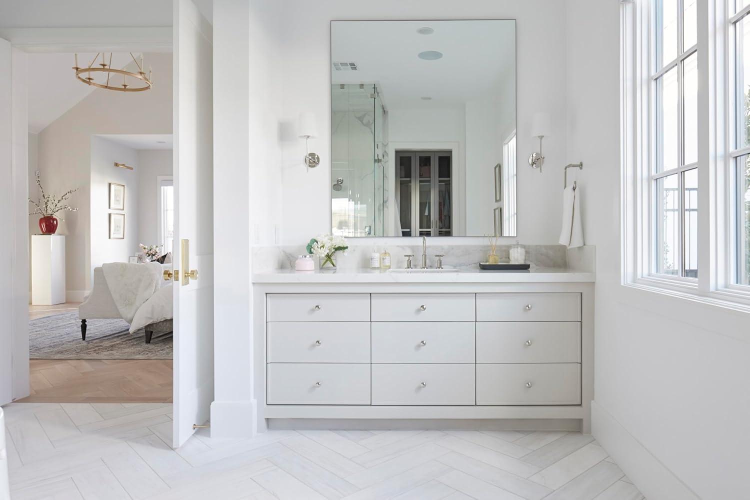 Ladena White Porcelain Rectangular Undermount Sink