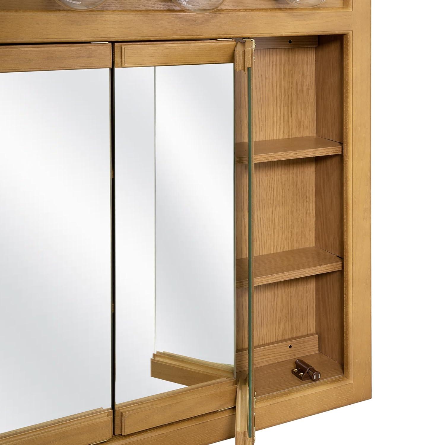 Richland 24-Inch Wood Medicine Cabinet in Nutmeg Oak