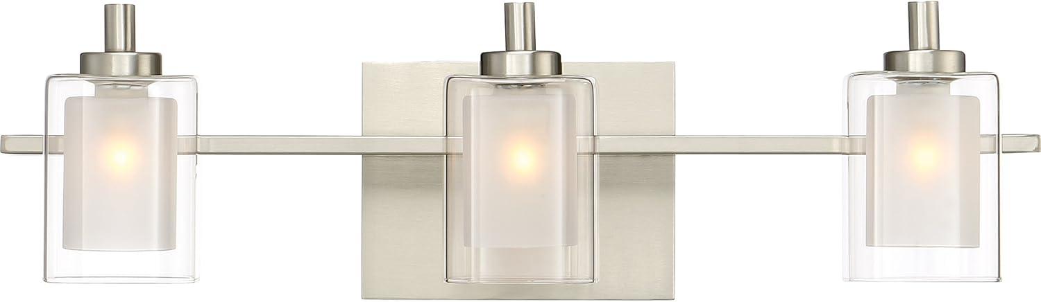 Quoizel KLT8603BNLED Kolt 3-Light Bath in Brushed Nickel