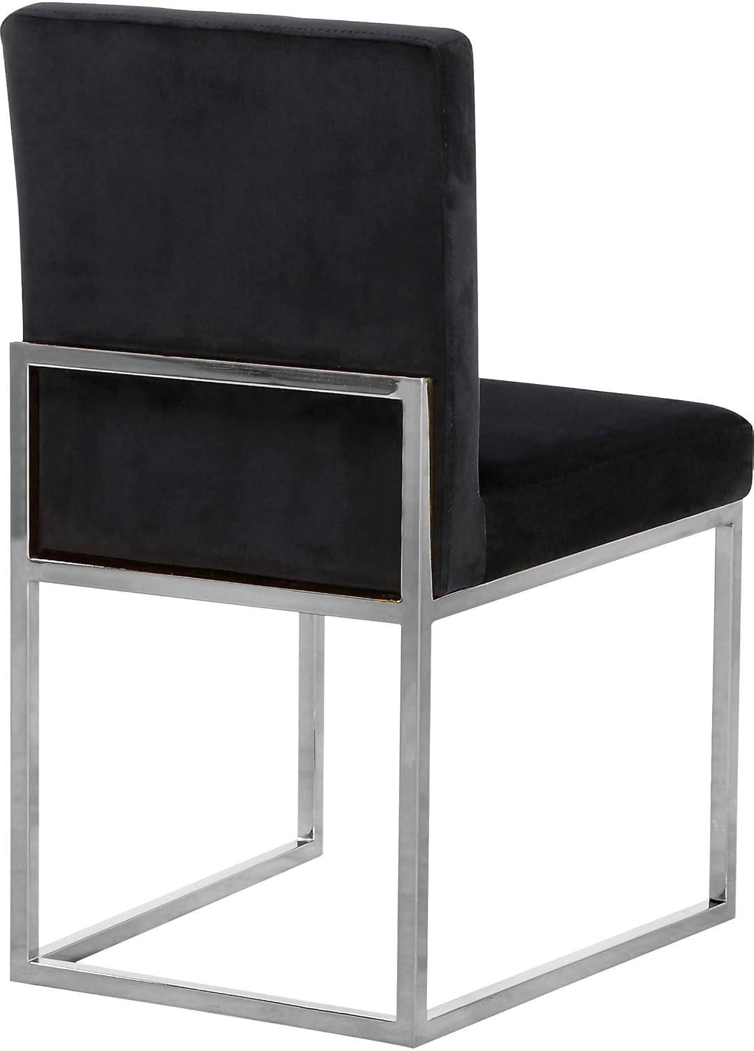 Meridian Furniture Giselle Pink Velvet Dining Chair (Set of 2)