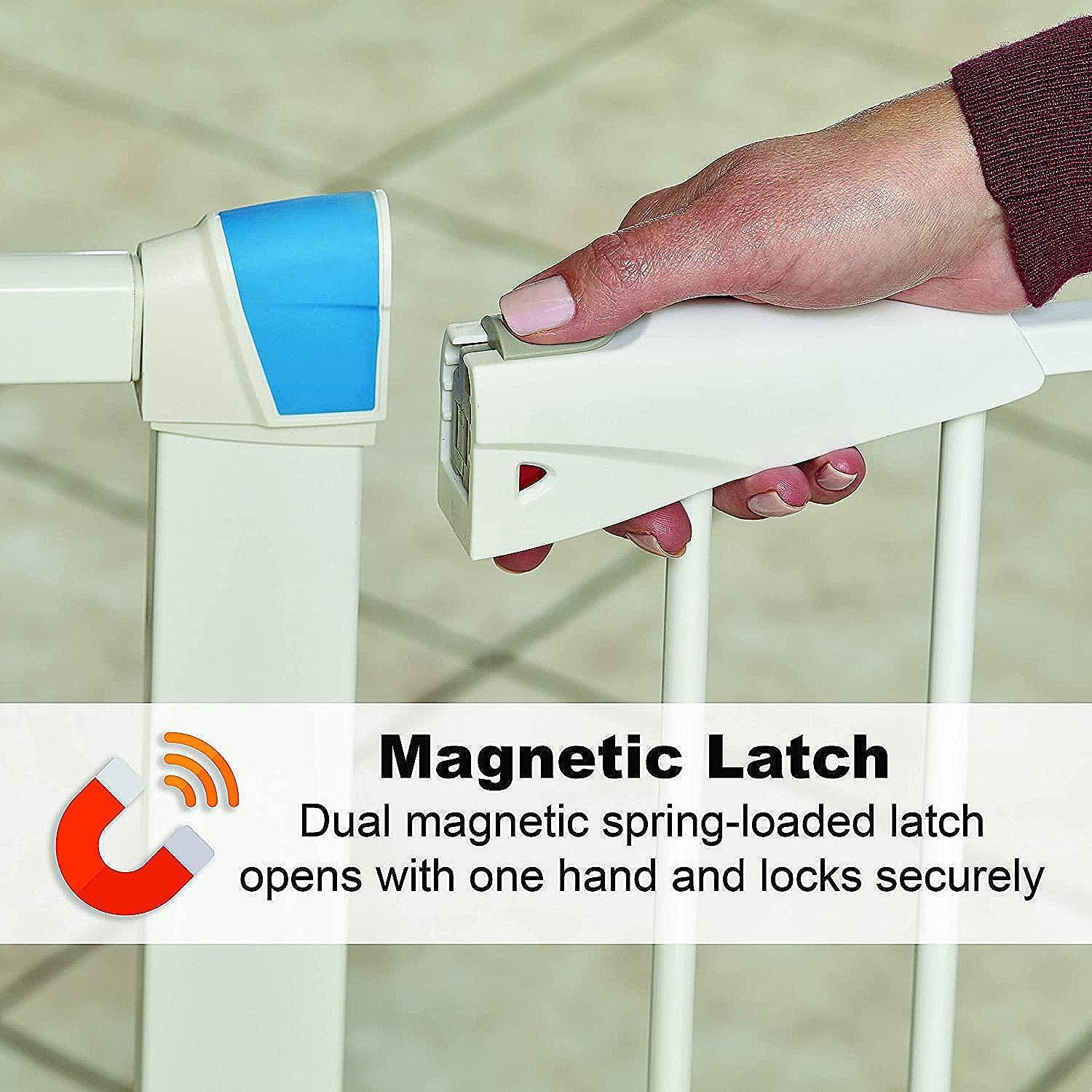 MidWest Homes for Pets Gate/ Walk-thru Steel Pet Gate & Reviews | Wayfair