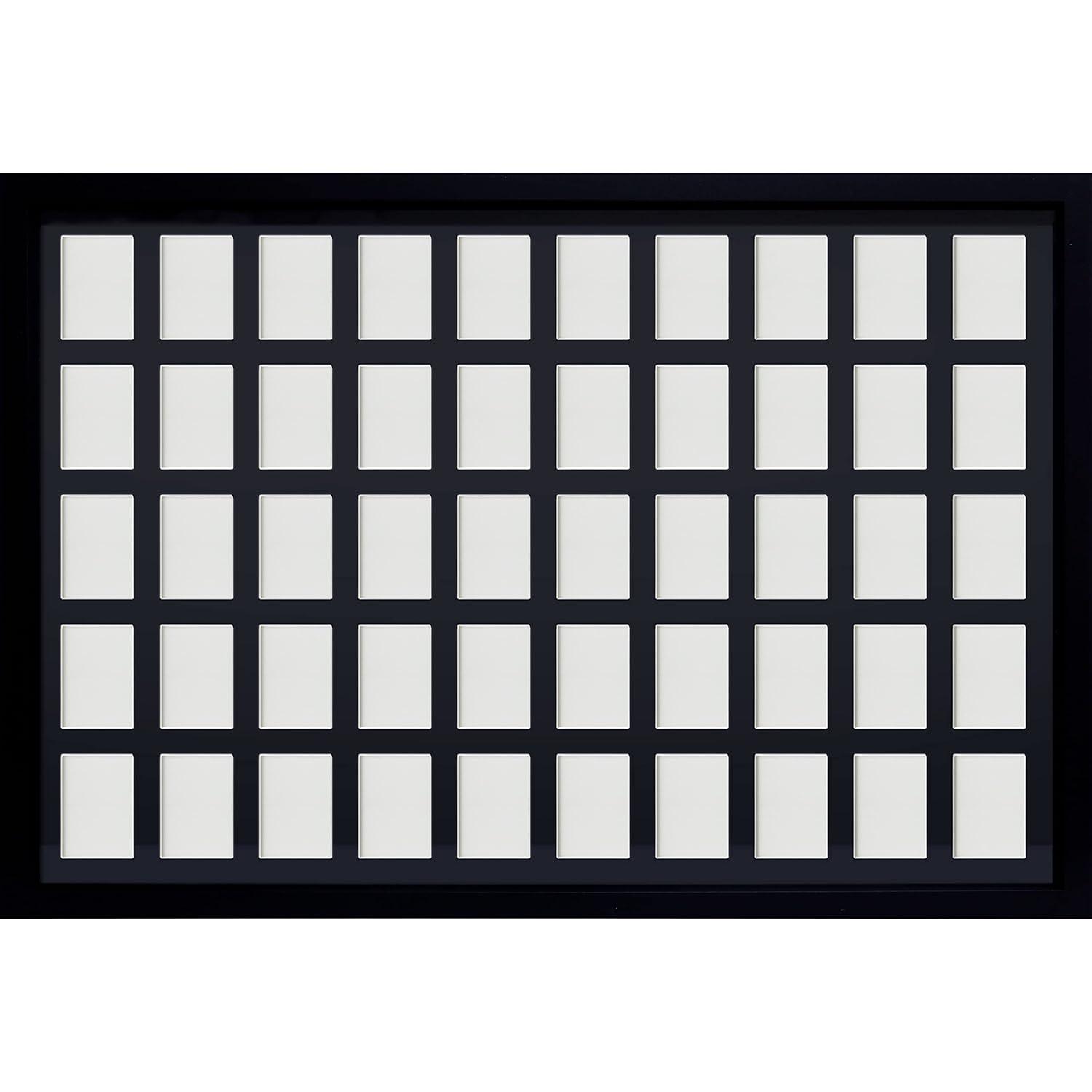 Gb Eye 36X24 Display Trading And Sport Cards Collector Frame, 50 Cards Display Case