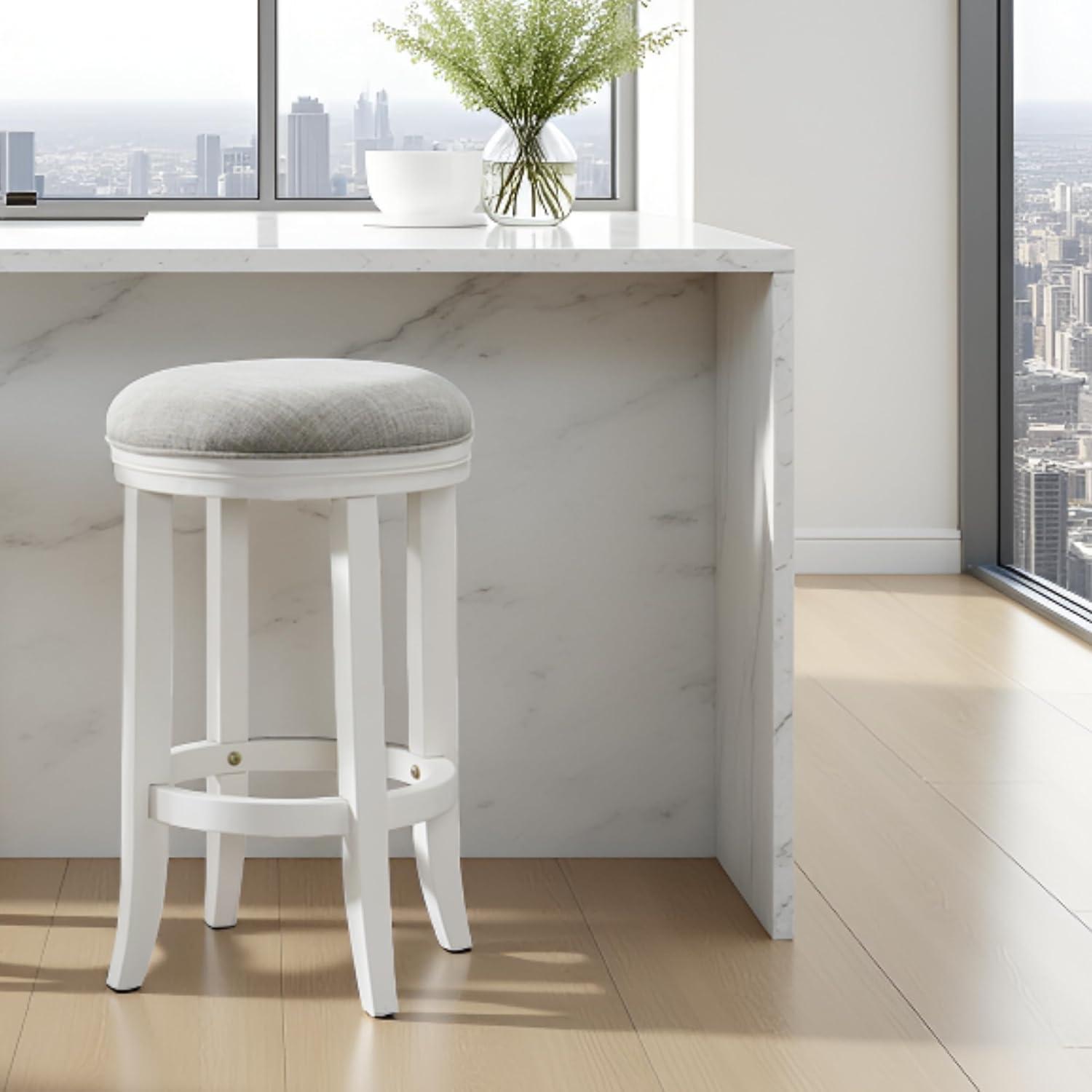 Natick Solid Wood Stool