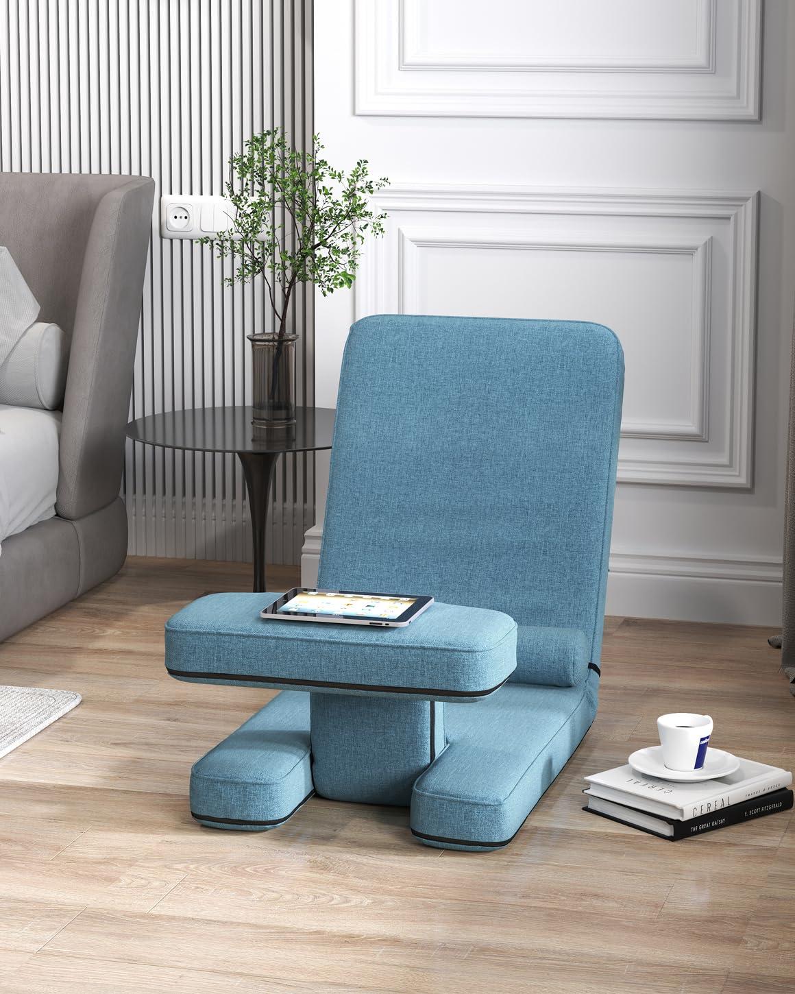 Latitude Run® Modern Sleeper Convertible Chair Adjustable Backrest Small Couch Bed For Living Room/Small Apartment