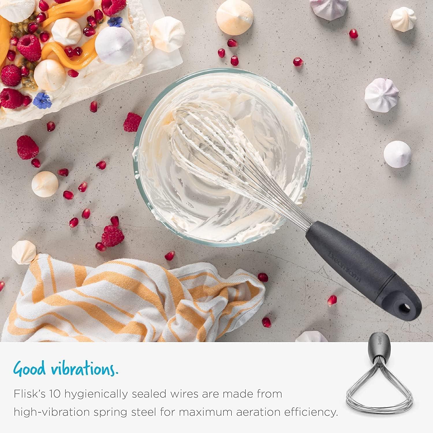 Black Stainless Steel Foldable Balloon Whisk