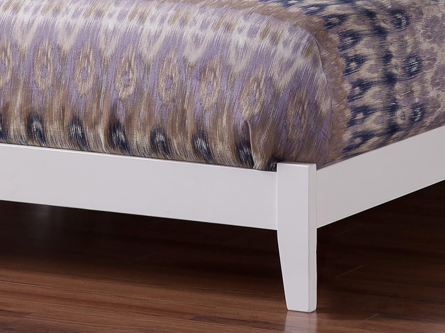 AFI Furnishings Madison Low Profile Platform Bed Q WH
