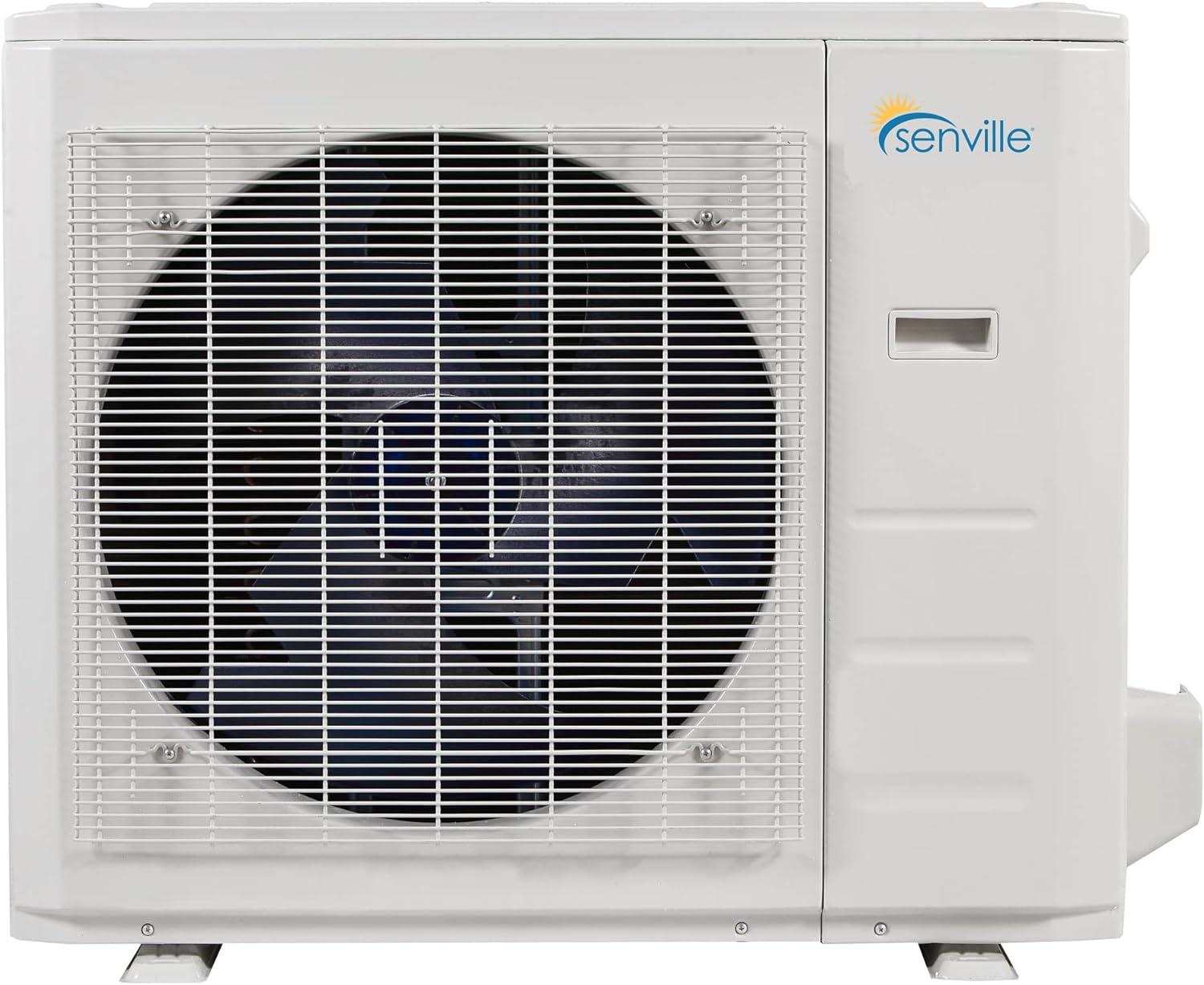 Senville 18000 BTU Wi-Fi Connected Ductless Mini Split Air Conditioner for 1200 Square Feet with Heater and Remote Included