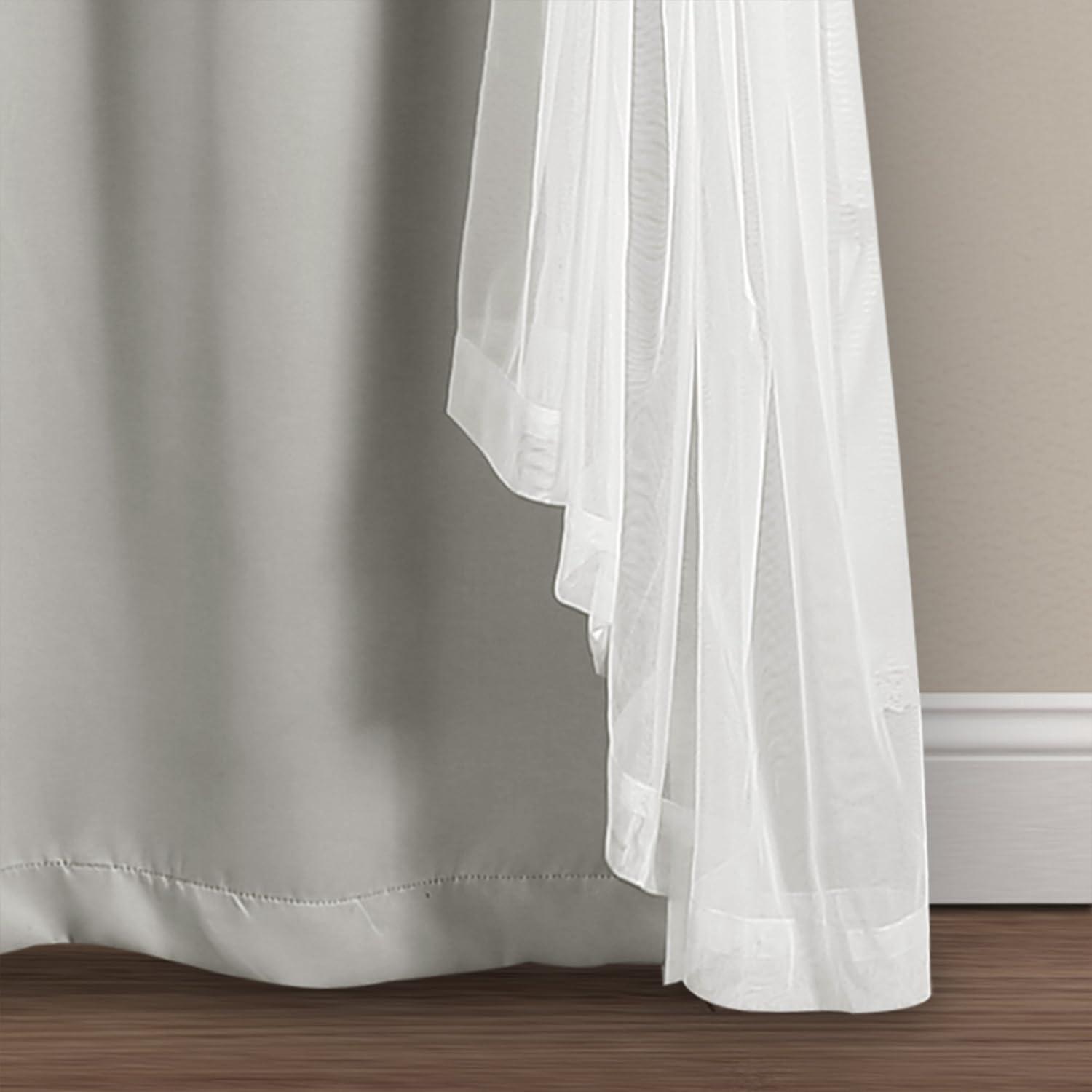 Polyester Blackout Curtain Pair