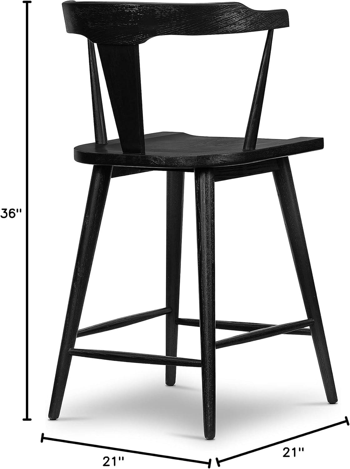 Poly and  Bark Enzo 23.5 in. Counter Stool