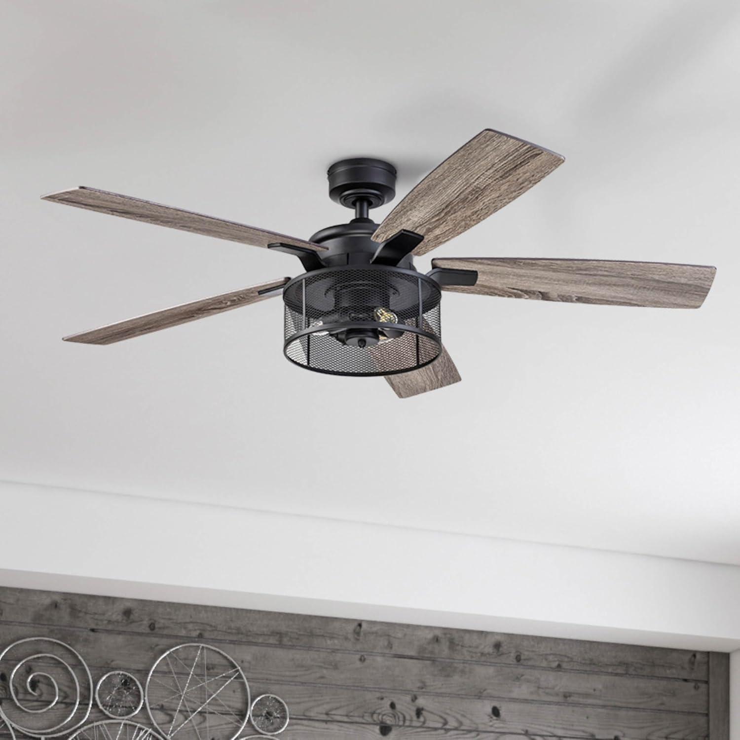 Carnegie 52" Ceiling Fan with LED Lights and Remote Included