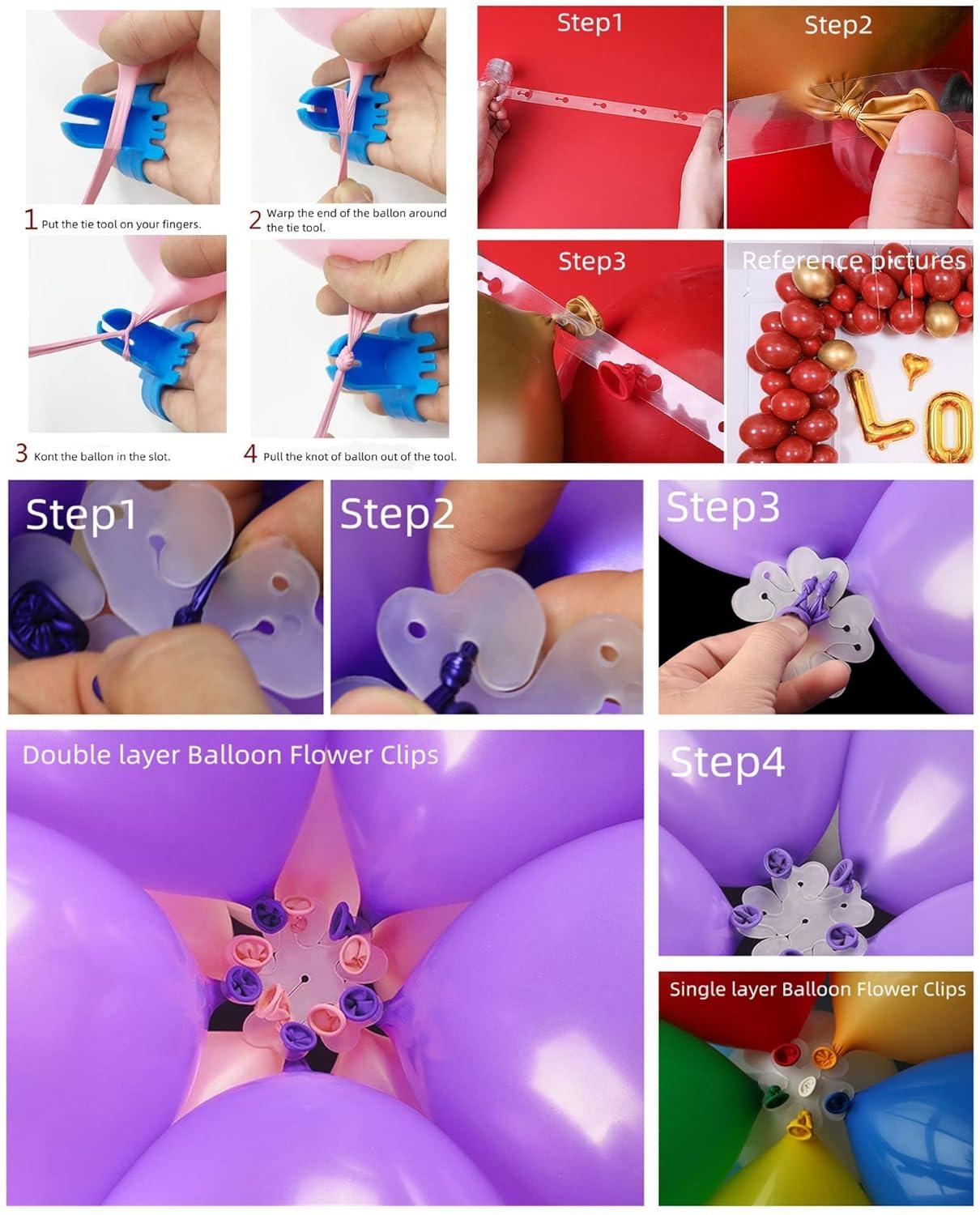 8 Sets 28 Inch Balloon Stand Kits, Balloon Sticks with Base For Table Floor Graduation Baby Shower Happy Birthday Engagement Fiesta Party Decorations Class