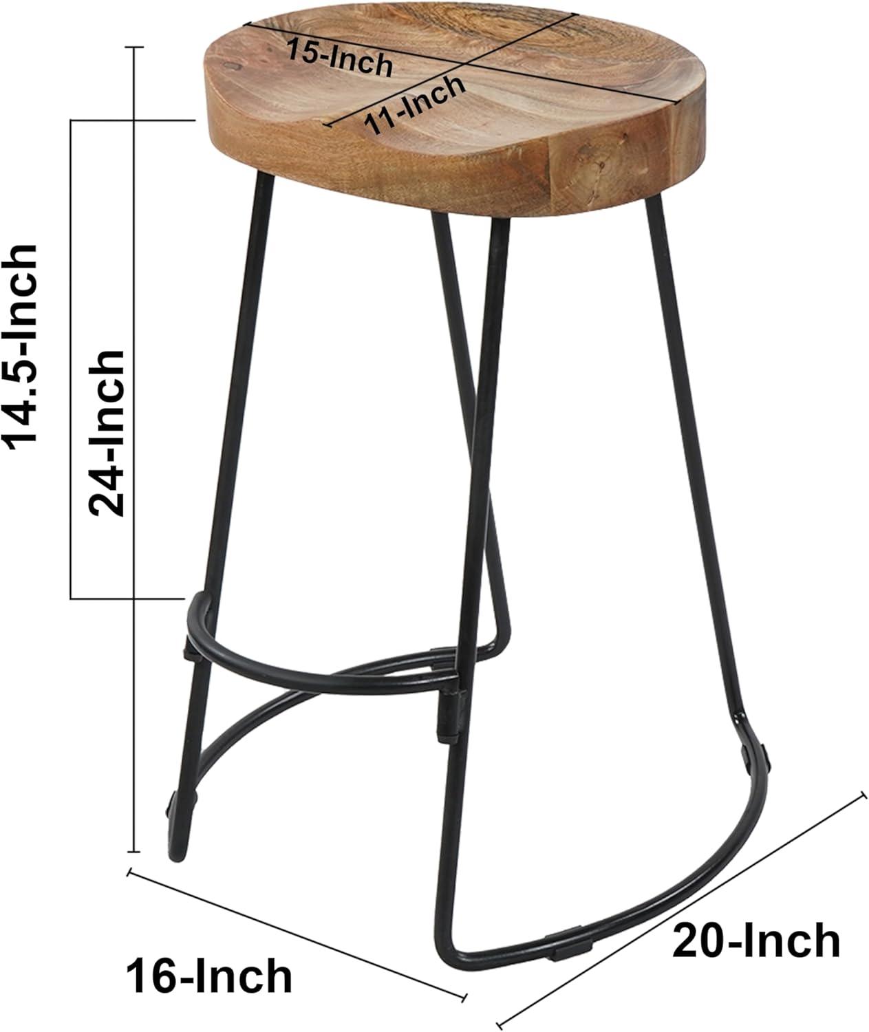 Solid Wood Stool