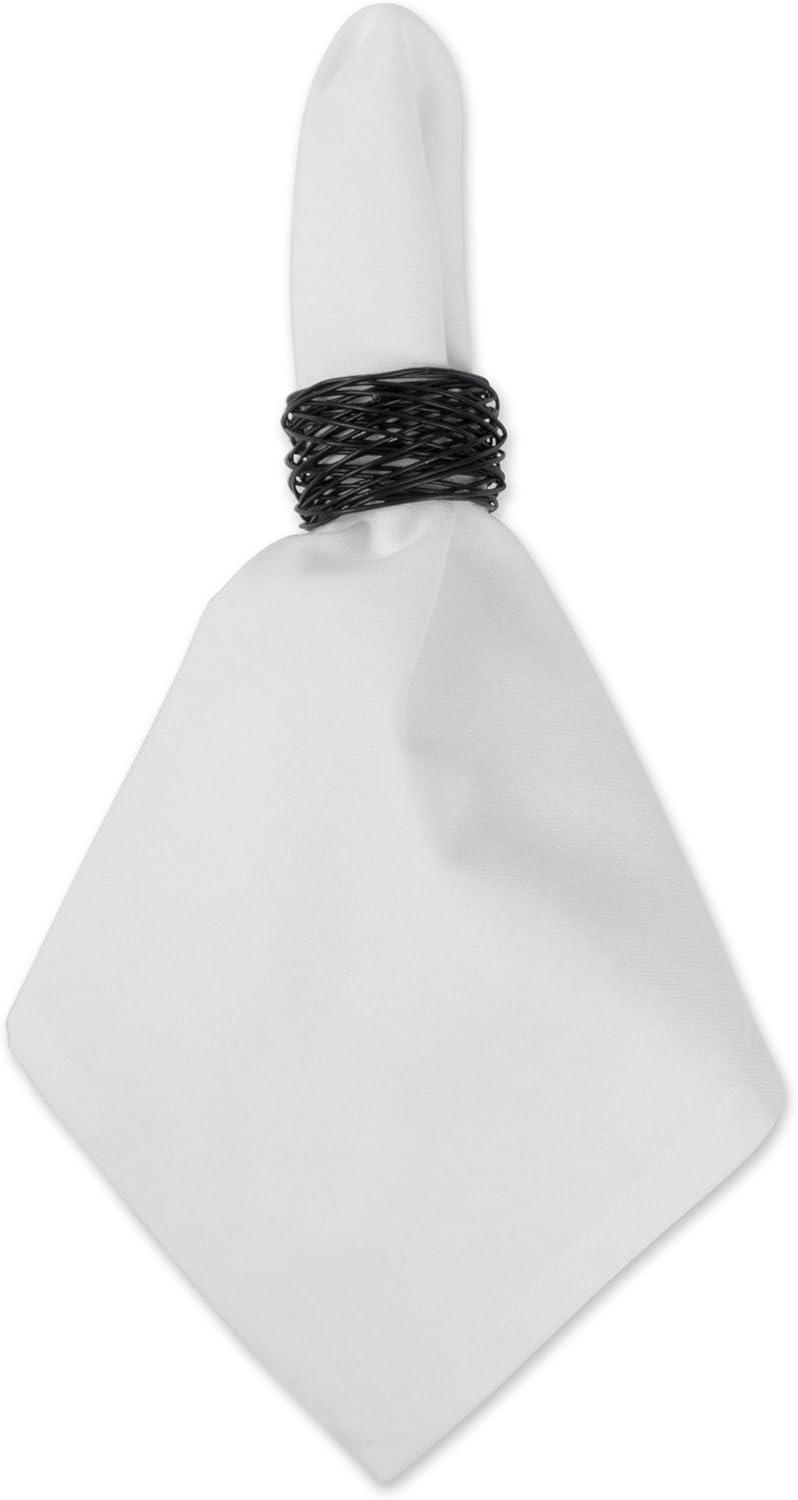 Design Imports White Solid Napkin Set/6