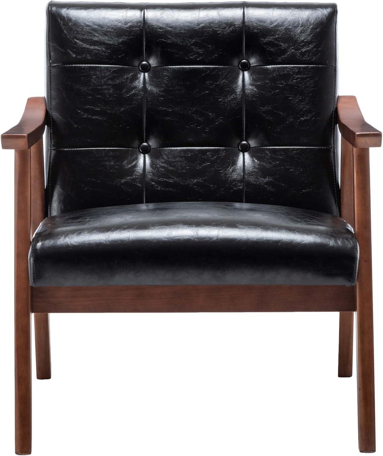 Convenience Concepts Take a Seat Natalie Accent Chair, Light Gray Fabric/Espresso