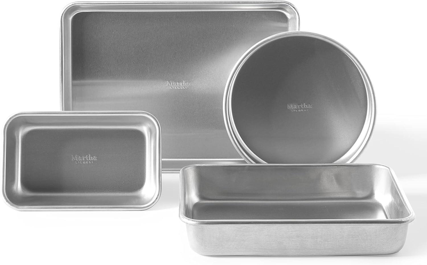 Martha Stewart 4 Piece Aluminum Bakeware Set