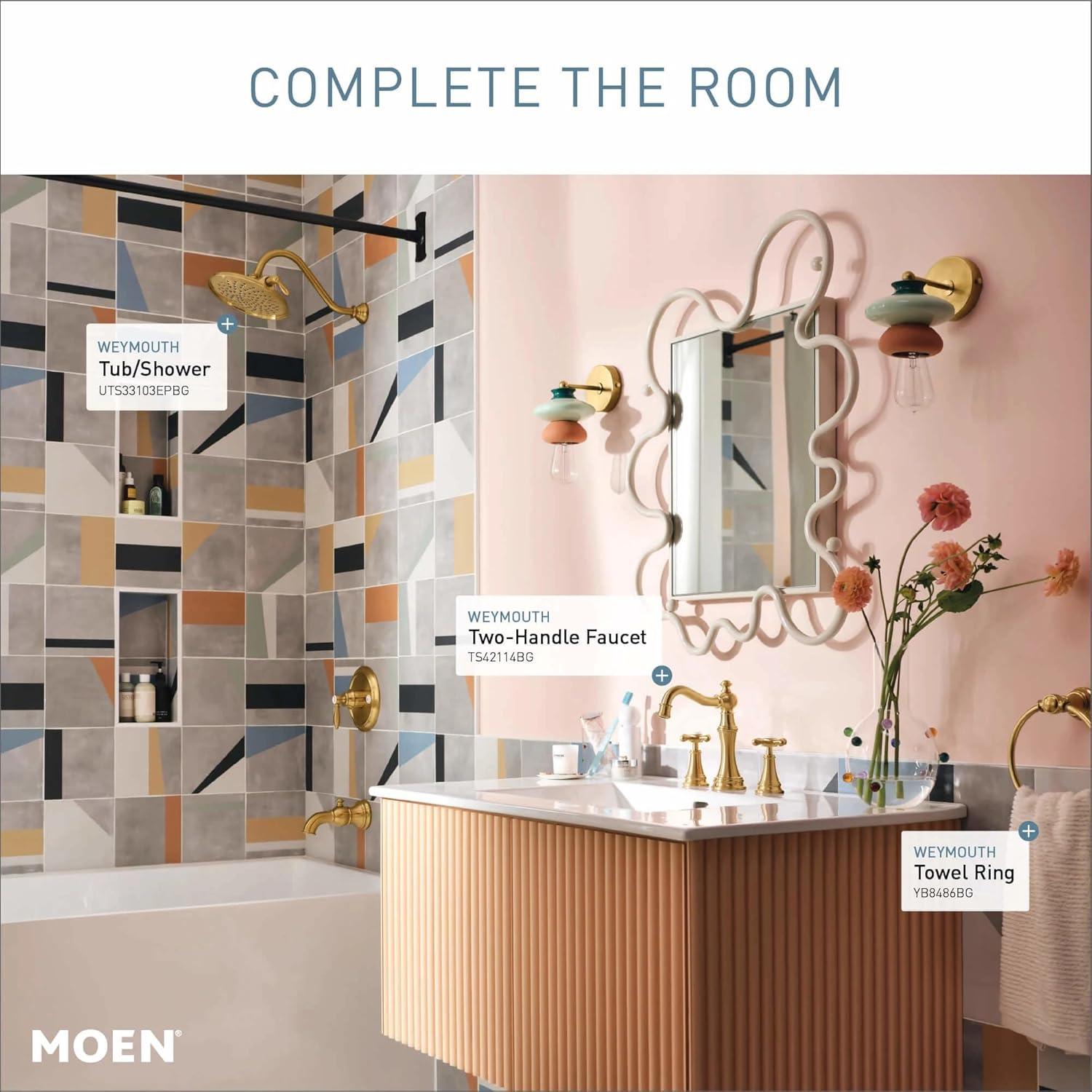 Weymouth Widespread Bathroom Faucet with Drain Assembly