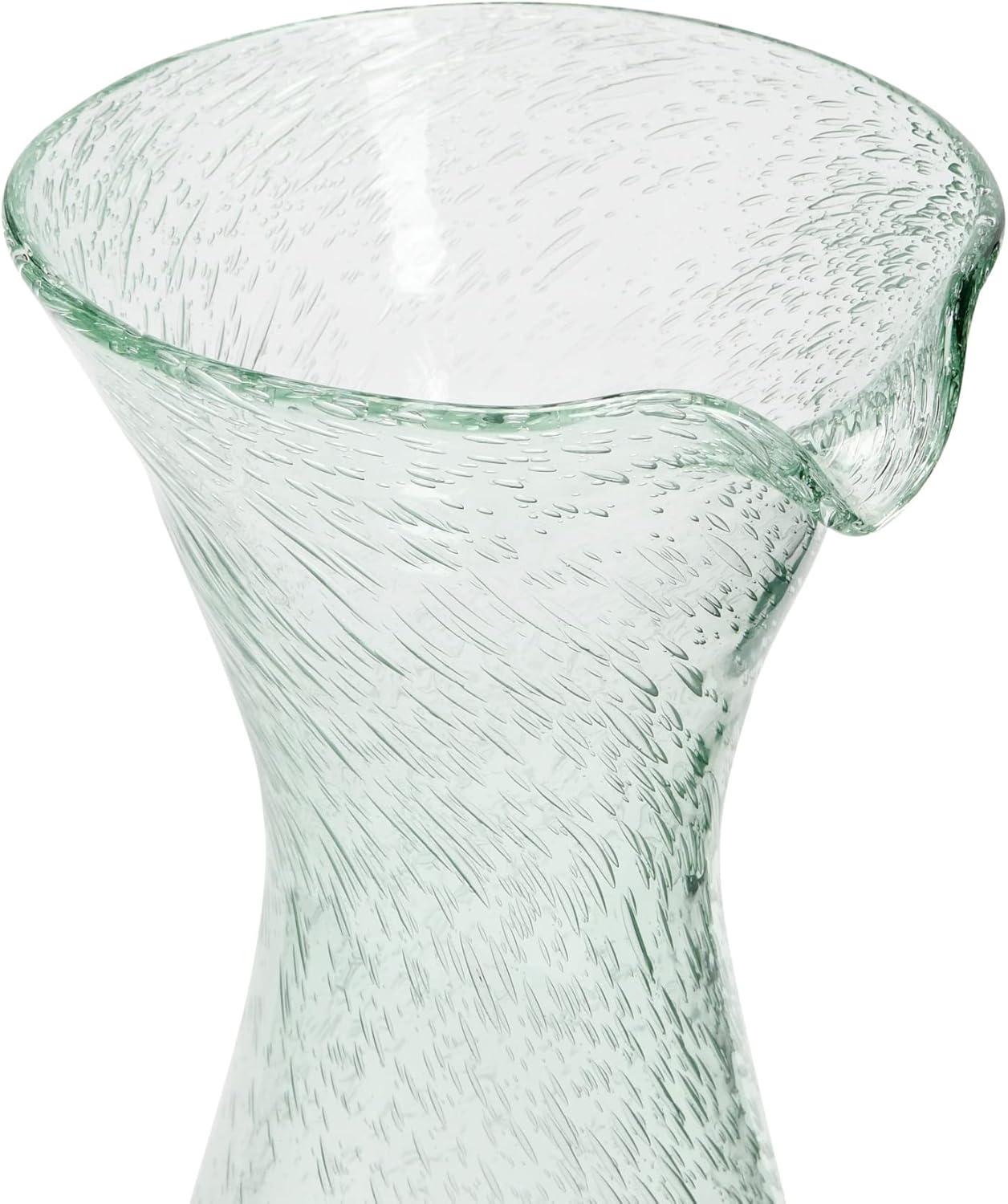 Creative Co-Op Bubble Glass Decanter, Clear