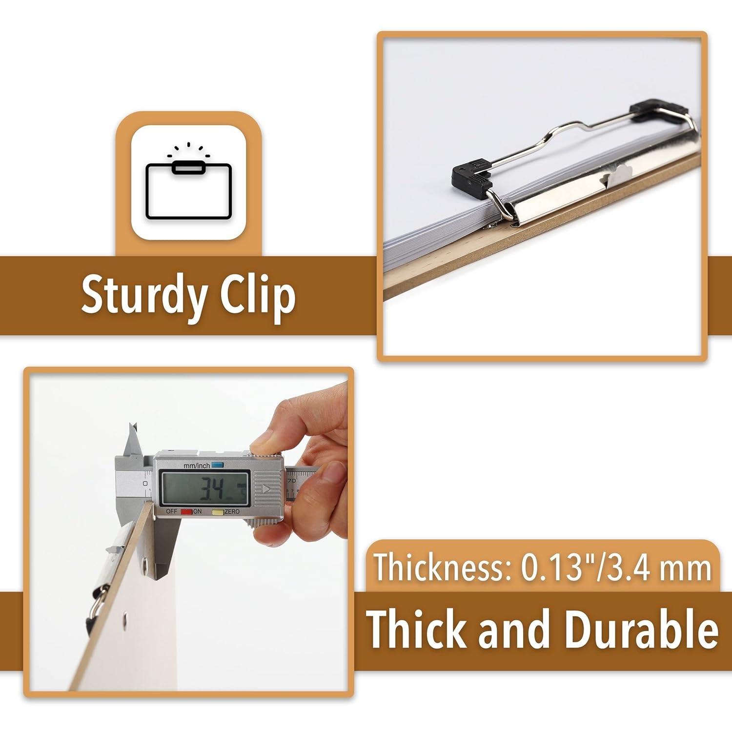 Mr. Pen Wooden Clipboard, 11.5" x 17"