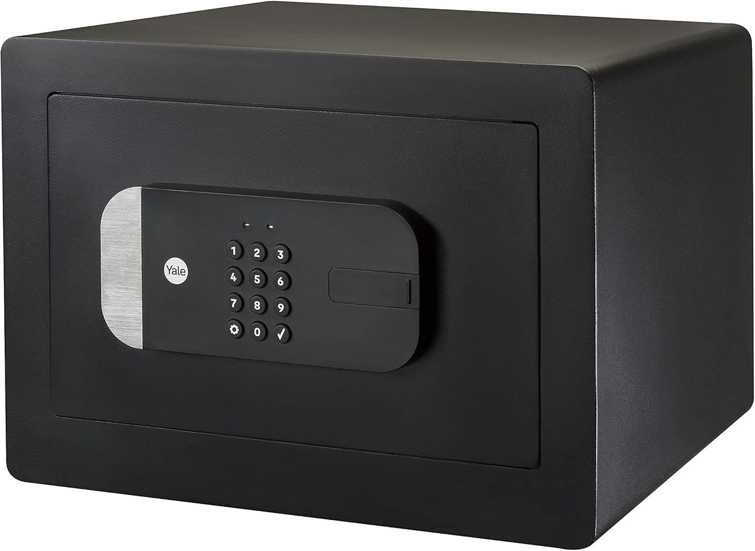 Black Medium Digital Safe with Keypad and Wi-Fi