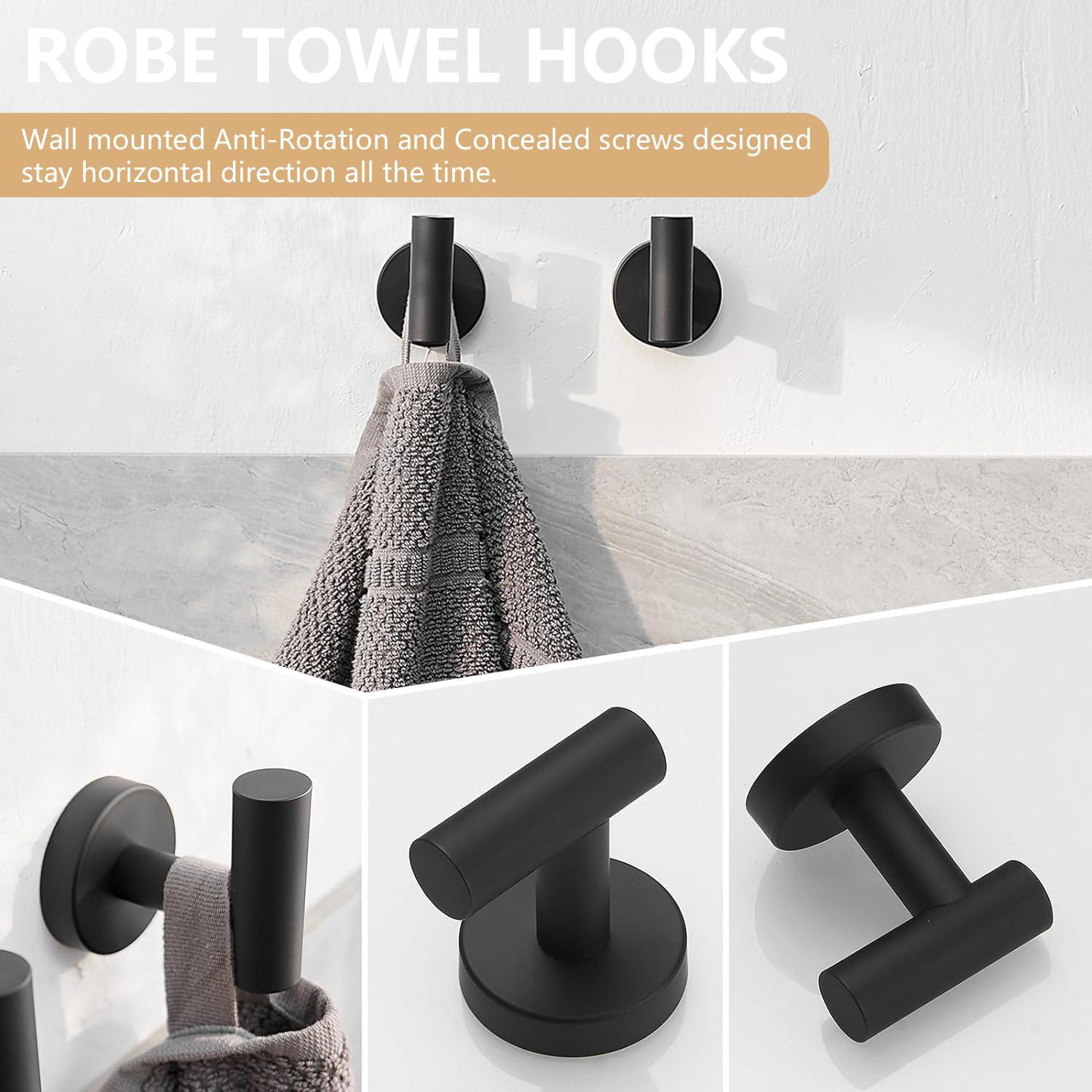 VIBRANTBATH A-91020-BG 5 - Piece Bathroom Hardware Set