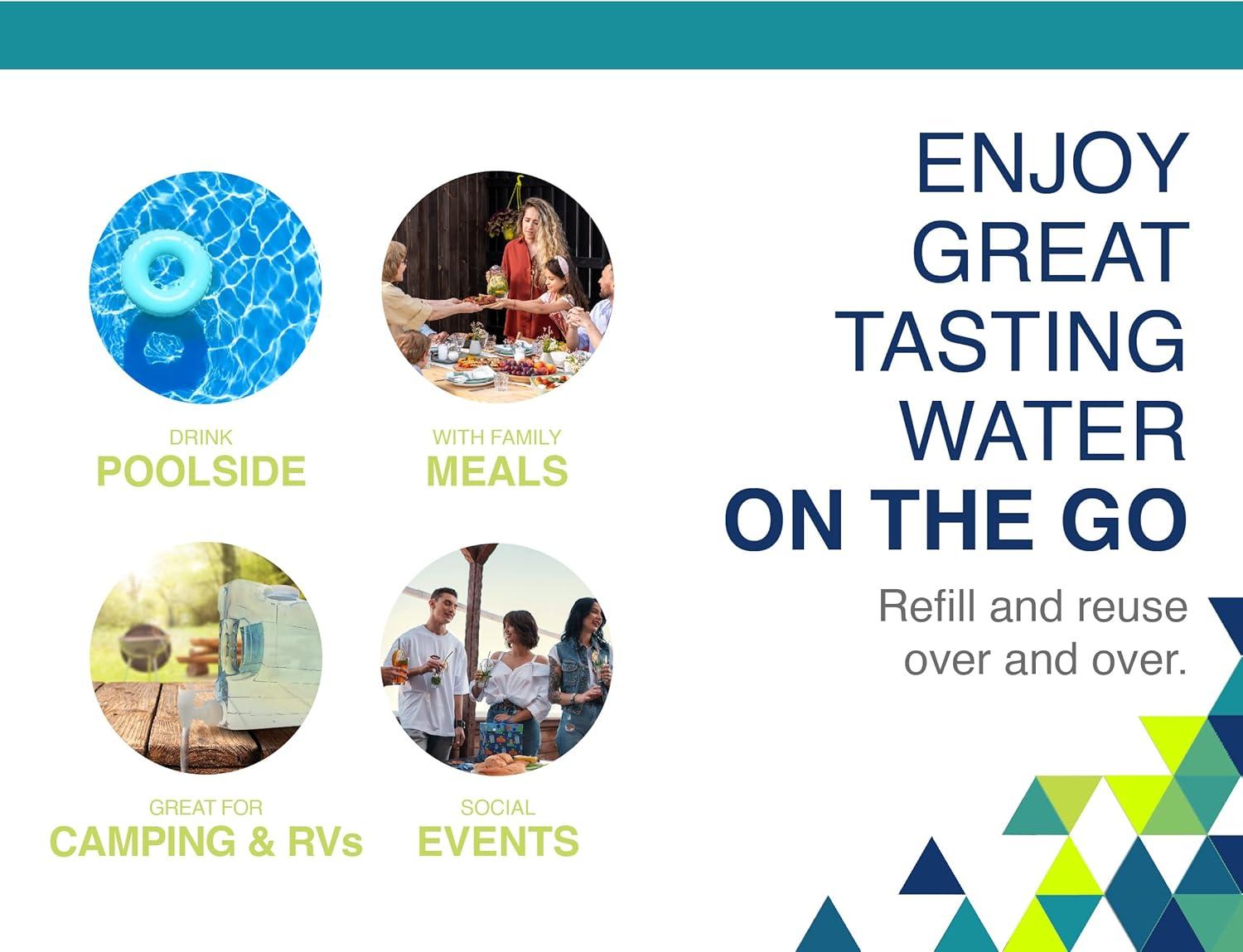 Arrow Cleara Water Filtration System Replacement Filters (2 Filters & 1 Spigot)