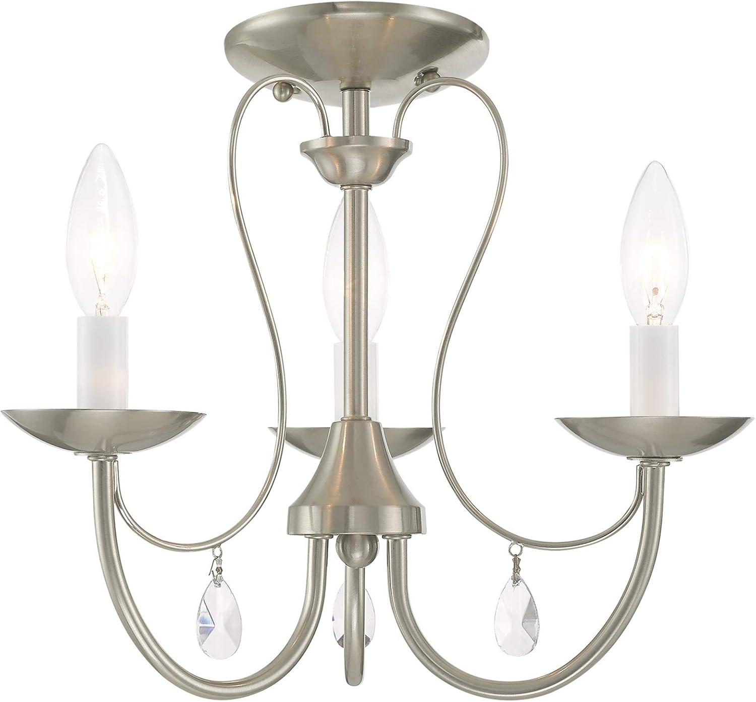 Livex Lighting - Mirabella - 3 Light Chandelier in Farmhouse Style - 14.5 Inches