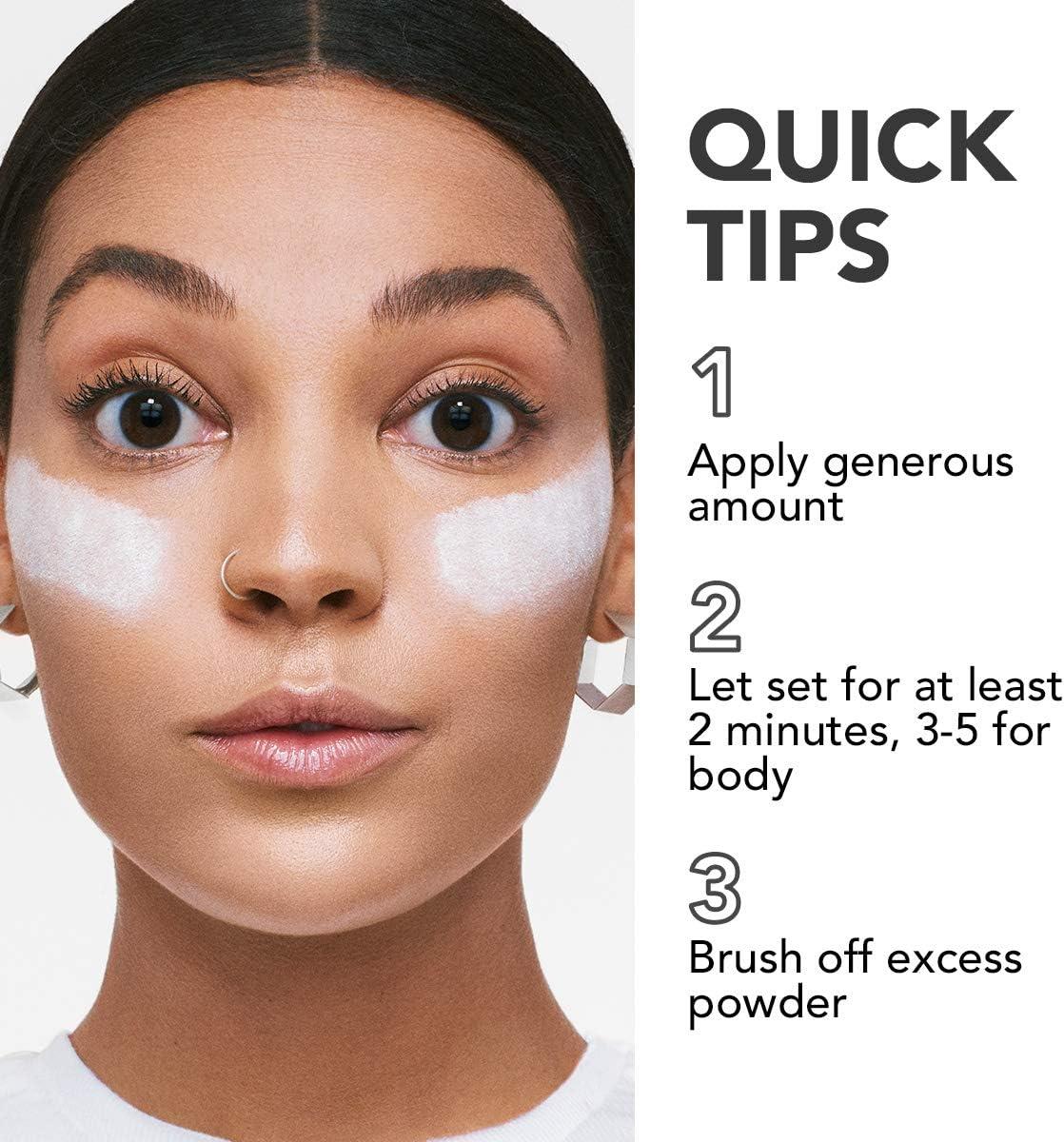 Dermablend Loose Setting Powder, Translucent Face Powder Makeup & Finishing Powder, Mattifying Finish and Shine Control , Travel Size .18oz.