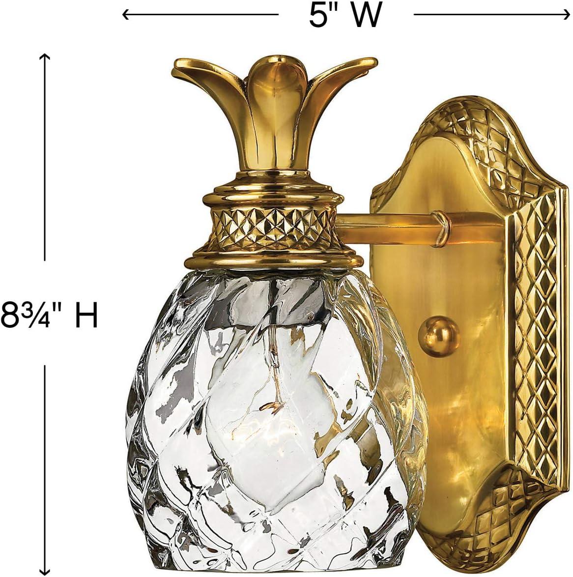 Plantation 1-Light Pineapple Accent Wall Sconce