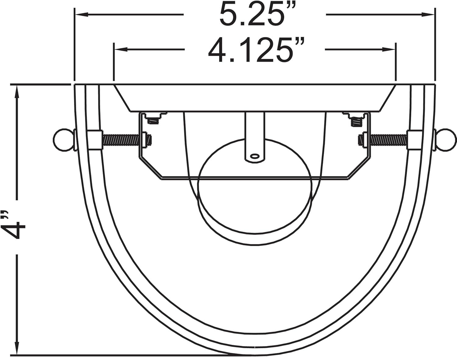 Access Lighting - Daphne Wall Sconce-11.75 Inches Tall-Brushed Steel