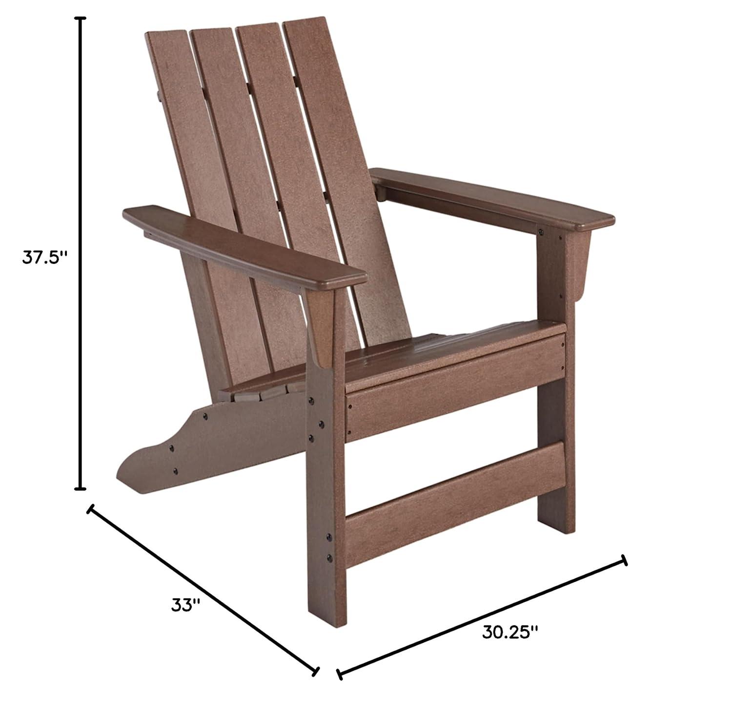 Signature Design by Ashley Casual Emmeline Adirondack Chair  Brown