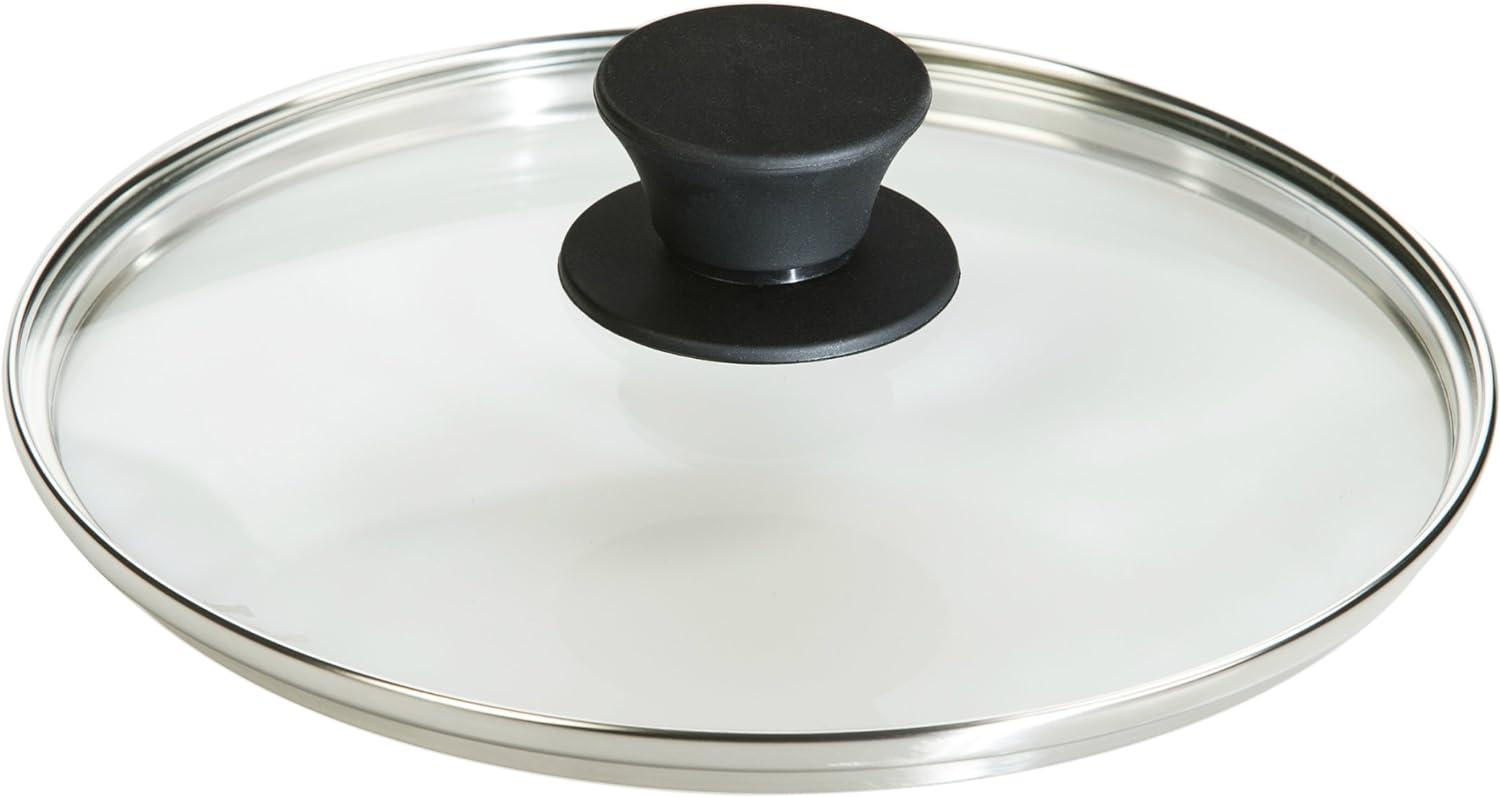 Lodge Cast Iron 8" Tempered Glass Lid, GL8, with Silicone Knob