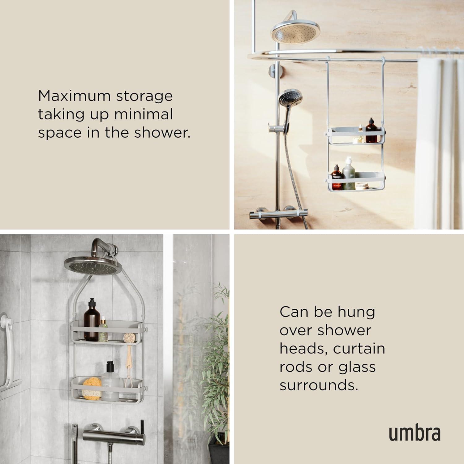Umbra Flex Wall Mounted Optional Shower Caddy
