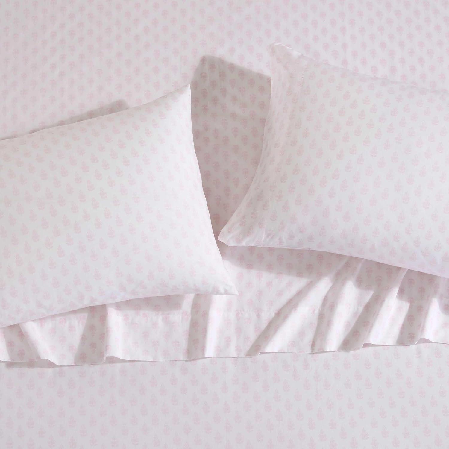 Laura Ashley Laura Ashley Printed Cotton Percale Sheet Set