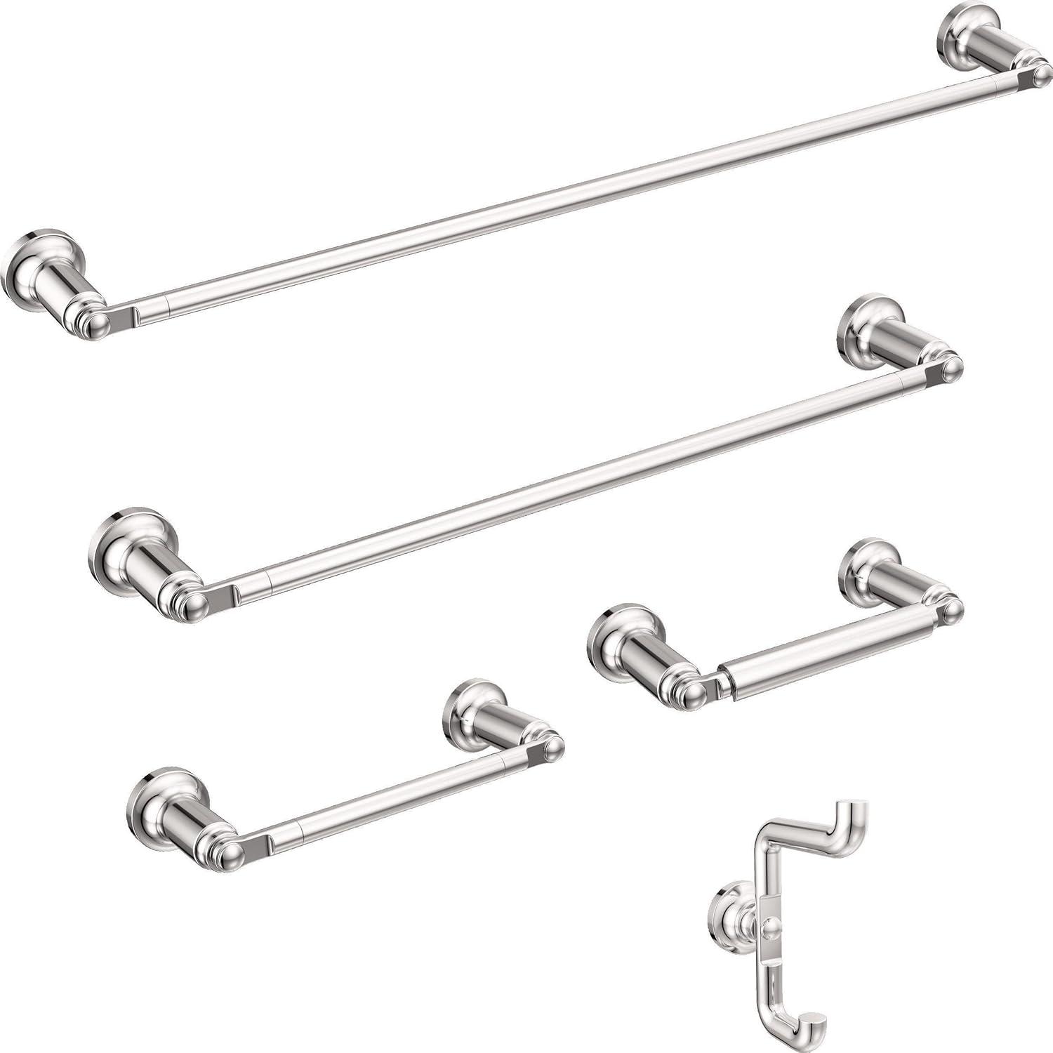 Delta Saylor Wall Mounted Double Towel Hook in Matte Black