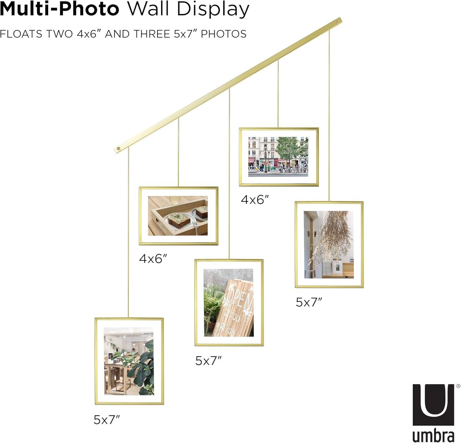 5-Piece Matte Metal Collage Frame Set