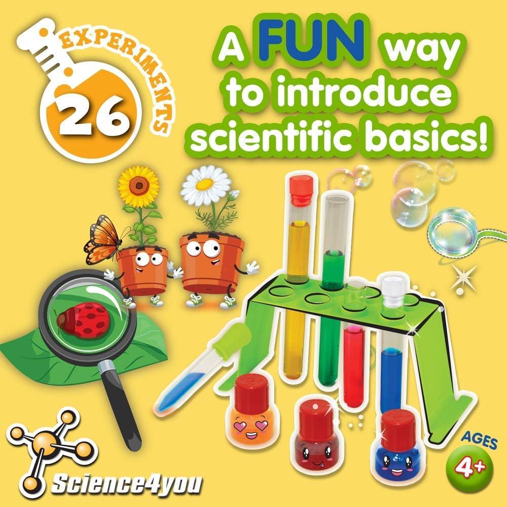 PlayMonster Science4you Science Kit with Lab Tools, Multicolor, 26 Count