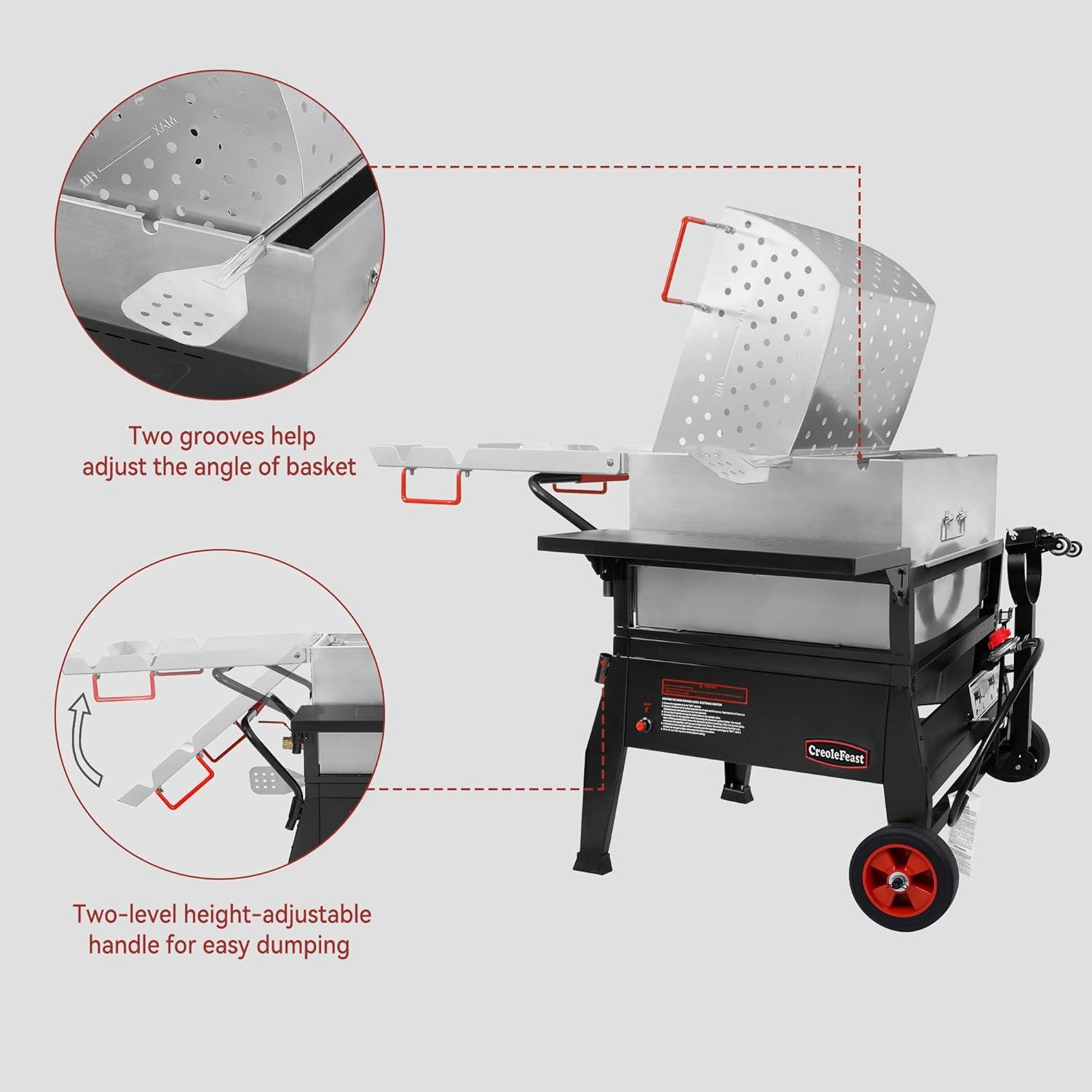 Creole Feast Single Burner High Pressure Propane Outdoor Stove